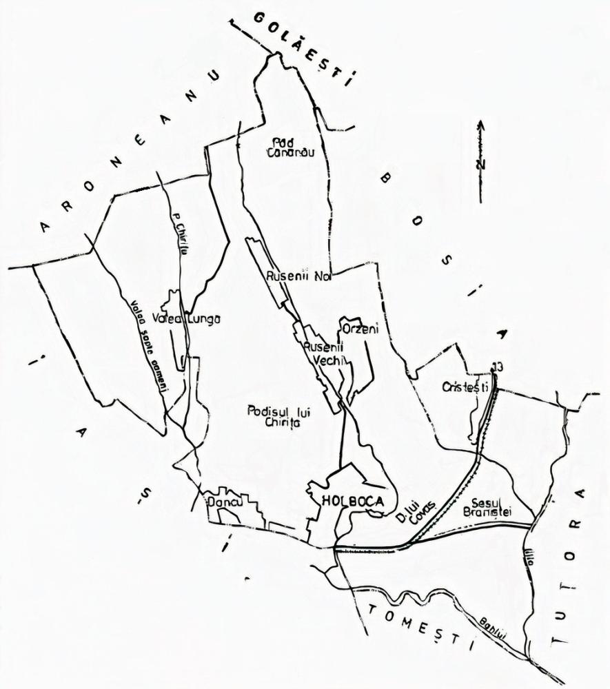 Harta Comunei Holboca