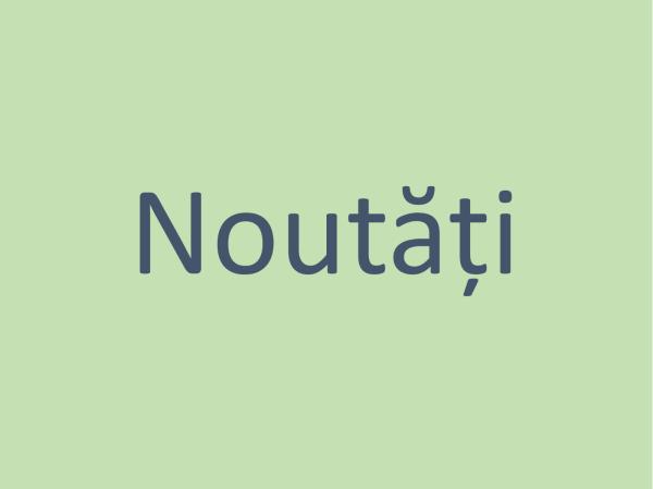 Noutăți